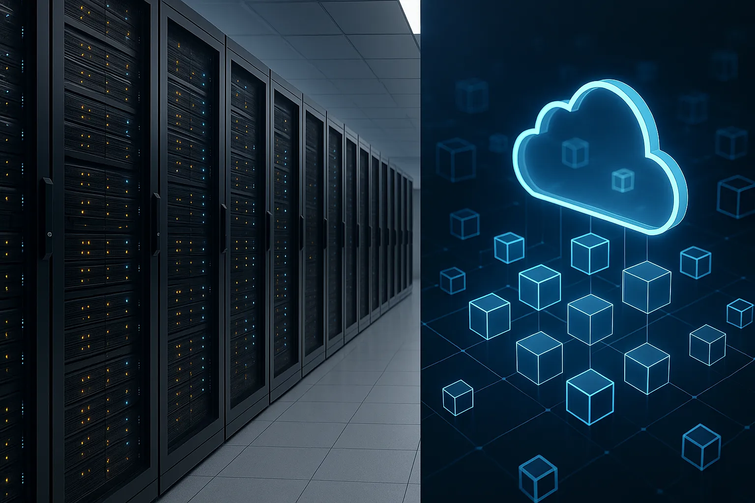 Inside the Modern Datacenter: From Physical Clusters to Cloud Nodes
